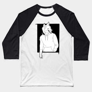 Hooded Fox Baseball T-Shirt